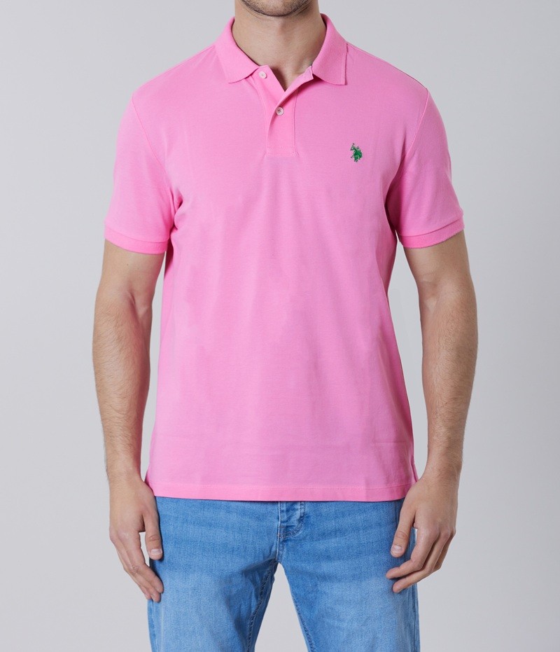 Polo liso king rosa Us Polo Assn Polo liso king rosa Us Polo Assn